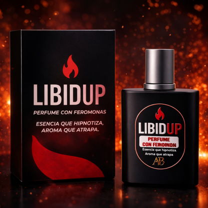 PERFUME VIRAL CON FEROMONAS LIBIDUP PARA HOMBRE