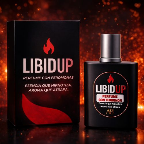 PERFUME VIRAL CON FEROMONAS LIBIDUP PARA HOMBRE