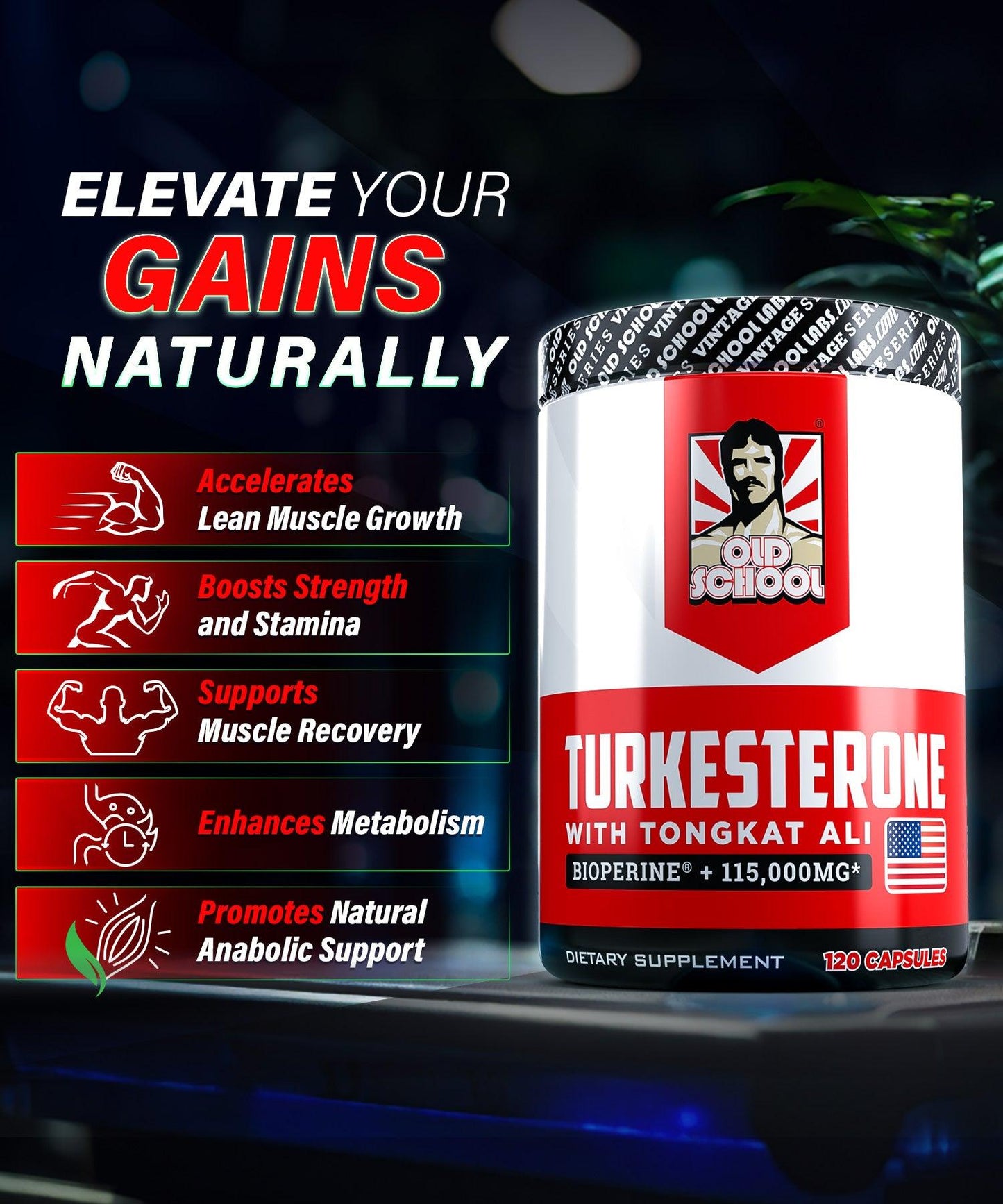TURKESTERONE ( TESTOSTERONA)